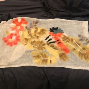 NWOT Anthropologie Hand-Painted Scarf